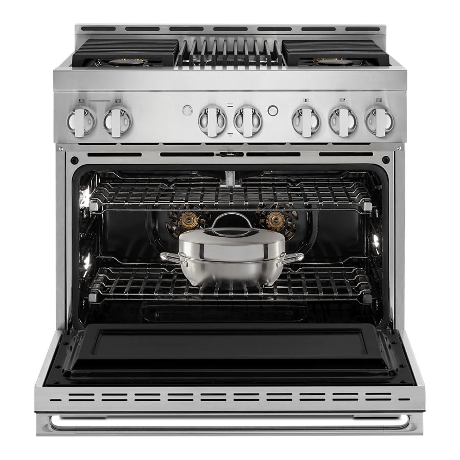 NOIR 36" Gas Professional-Style Range with Grill JGRP636HM