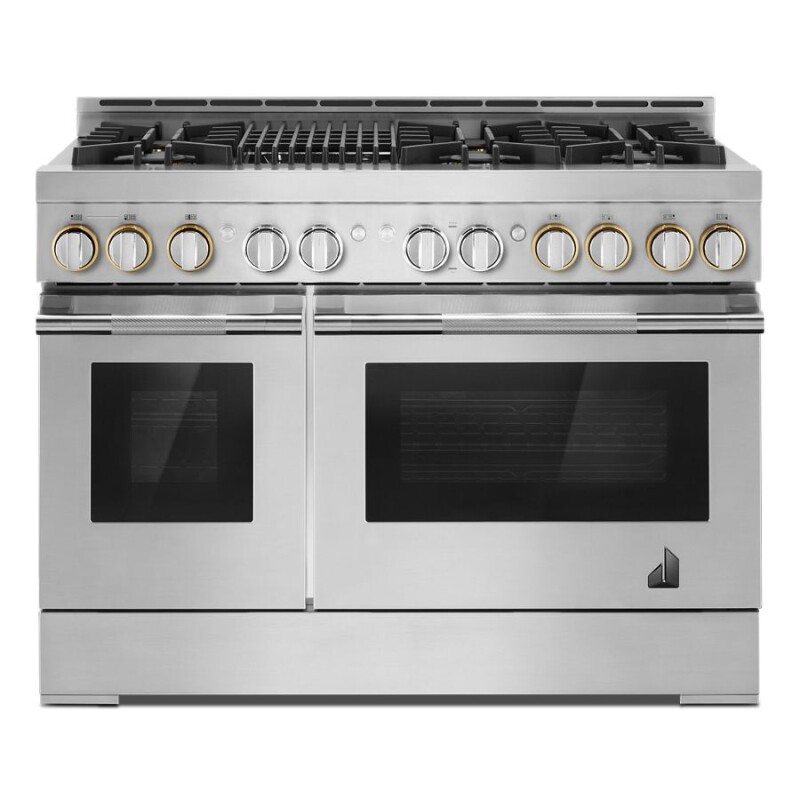 JennAir RISE 48" Gas Professional-Style Range with Grill Stainless Steel JGRP648HL Picture 1