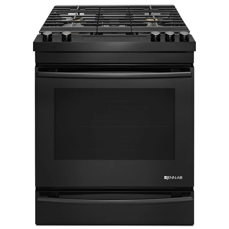Floating Glass 30" Slide-In Gas Range JGS1450FB