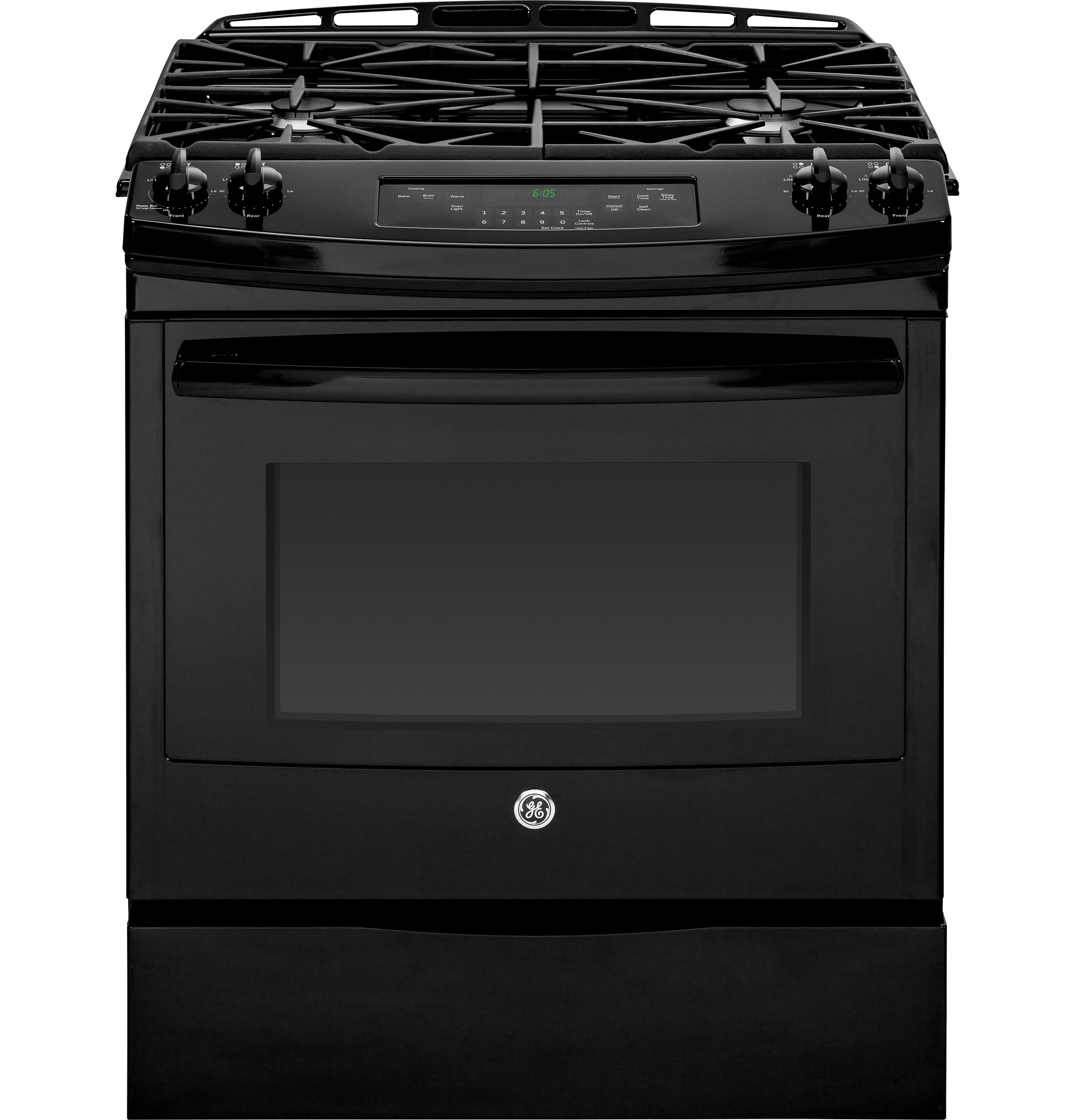 30" Slide-In Front Control Gas Range JGS650DEFBB