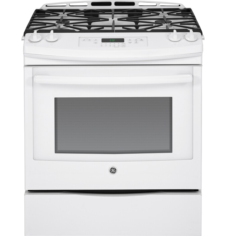 30" Slide-In Front Control Gas Range JGS650DEFWW