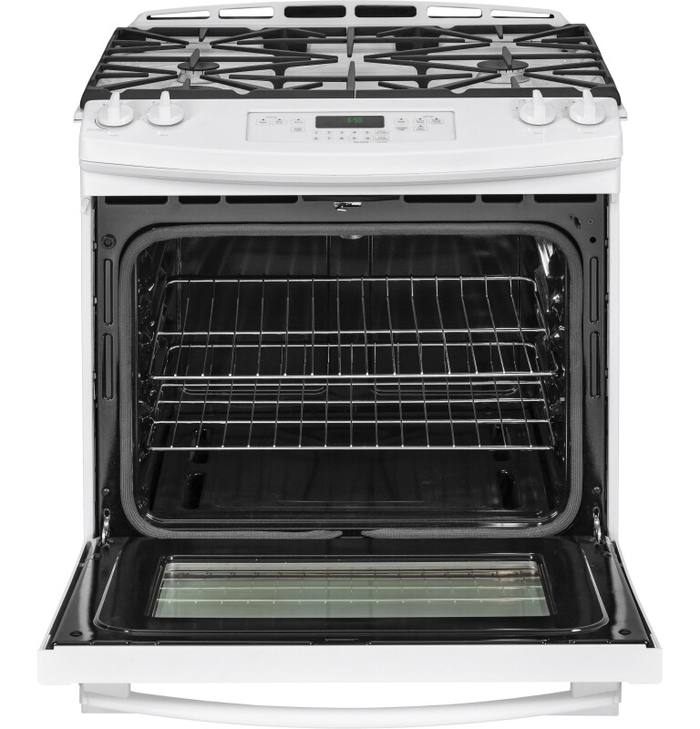 30" Slide-In Front Control Gas Range JGS650DEFWW