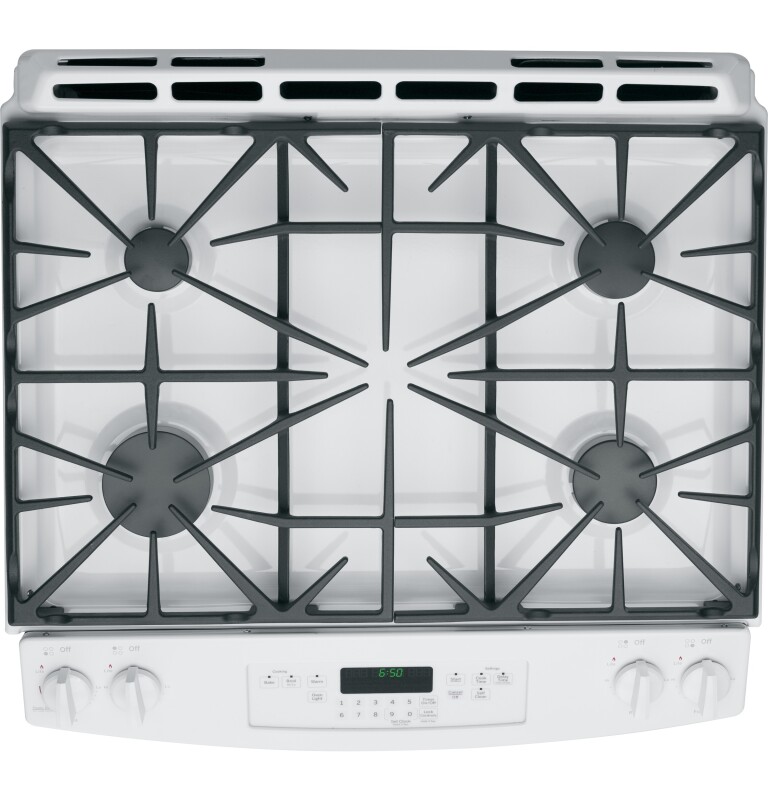 30" Slide-In Front Control Gas Range JGS650DEFWW