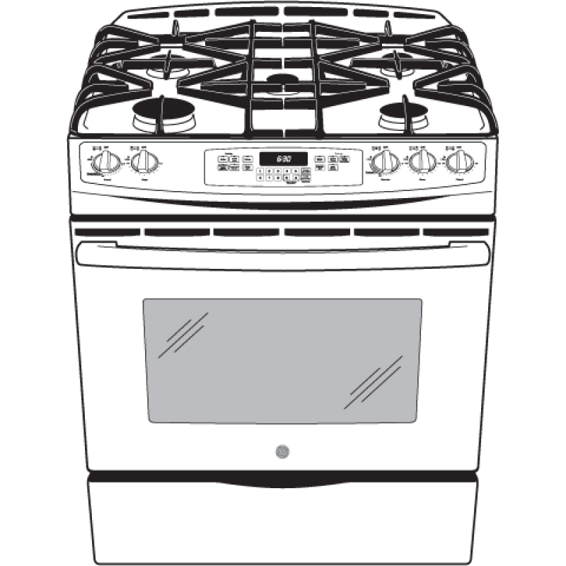 30" Slide-In Front Control Gas Range JGS750EEFES