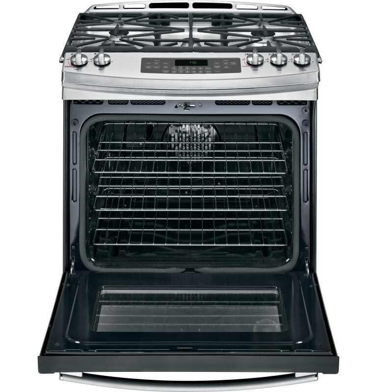 30" Slide-In Front Control Gas Range JGS750SEFSS