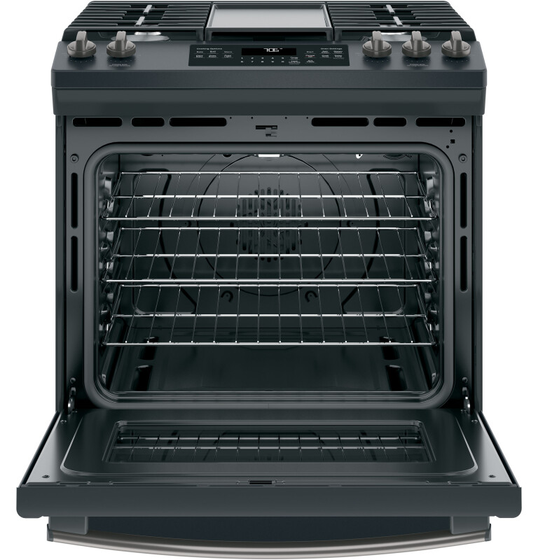 30" Slide-In Front-Control Convection Gas Range JGS760FELDS