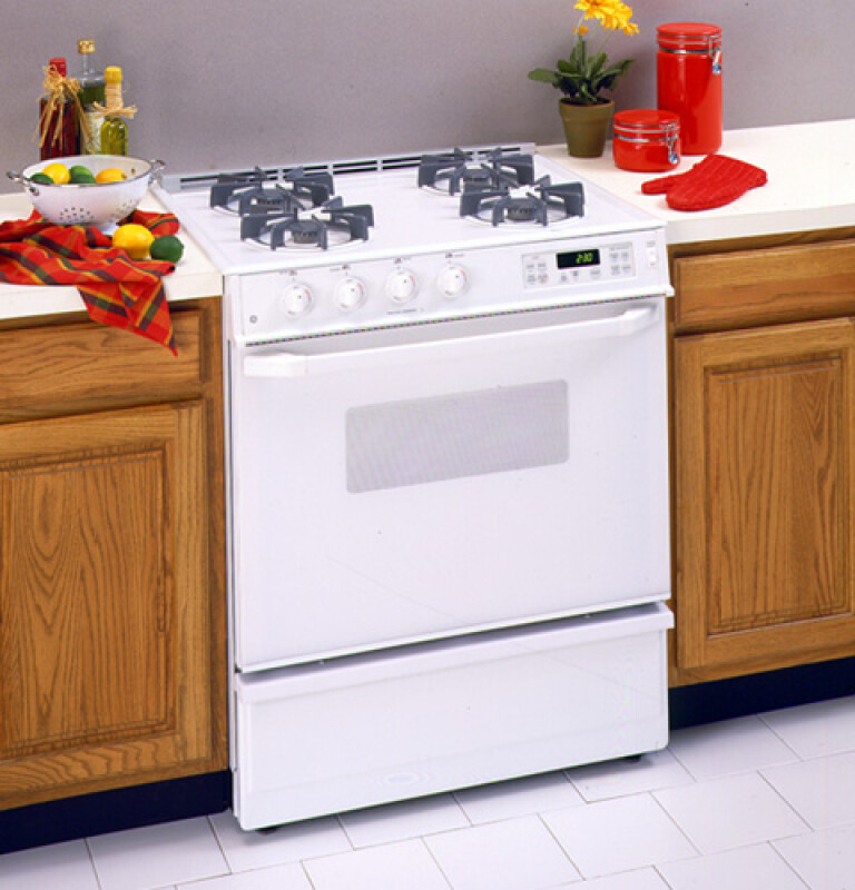 GE 30" Slide-In Gas Range White JGSP23WEYWW Picture 1