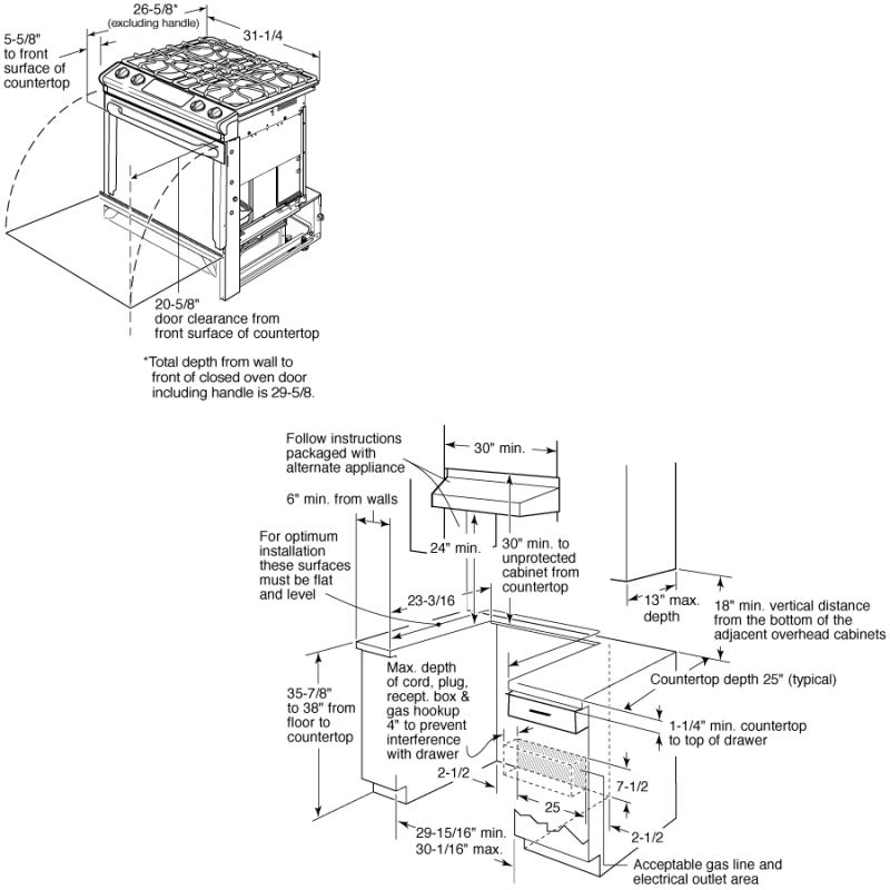 30" Slide-In Gas Range with Self-Cleaning Oven JGSP28WEKWW