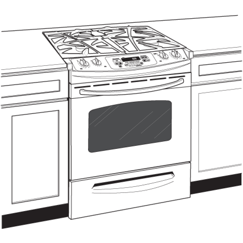 30" Slide-In Gas Range JGSP42DETBB