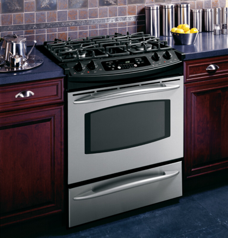 30" Slide-In Gas Range JGSP48SHSS