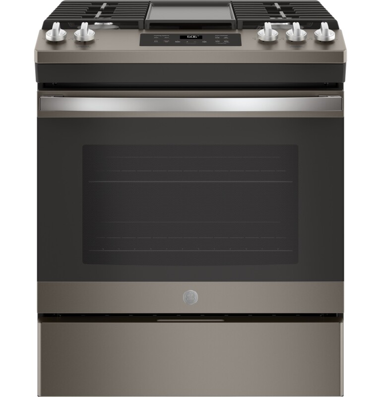 30" Slide-In Front Control Gas Range JGSS66EELES