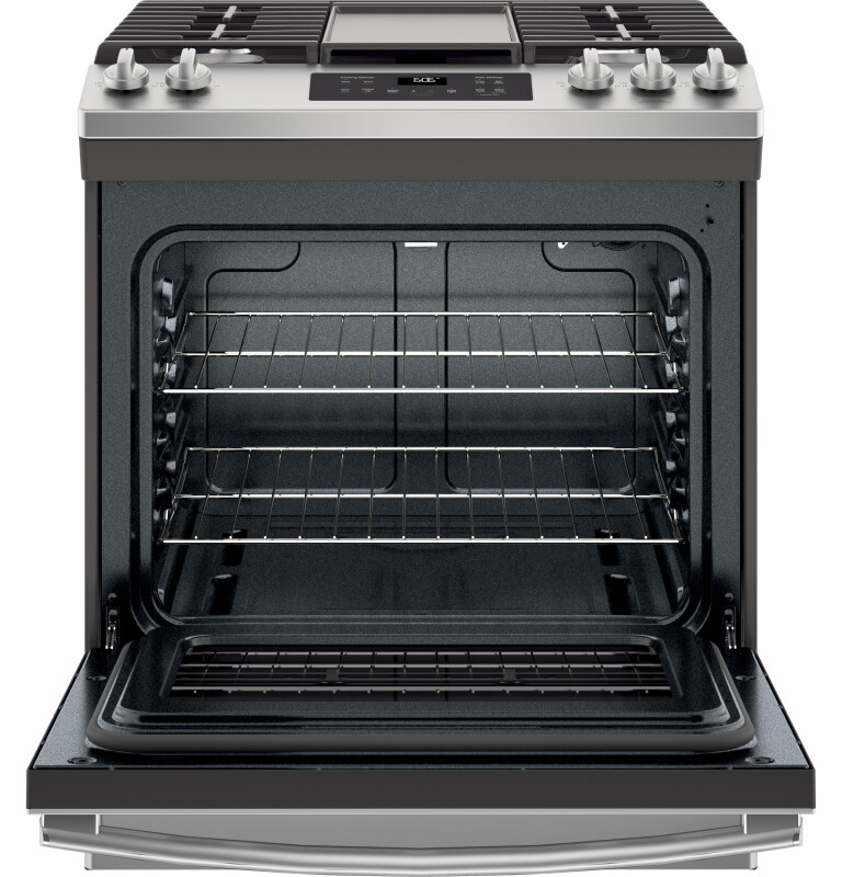 30" Slide-In Front Control Gas Range JGSS66SELSS