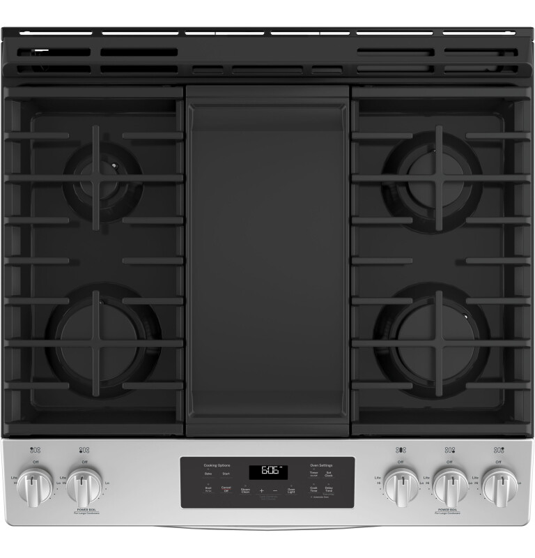 30" Slide-In Front Control Gas Range JGSS66SELSS