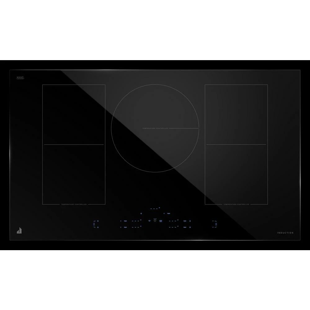 36" Oblivion Smart Induction Cooktop with Temperature-Controlled Cooking JICT736SB