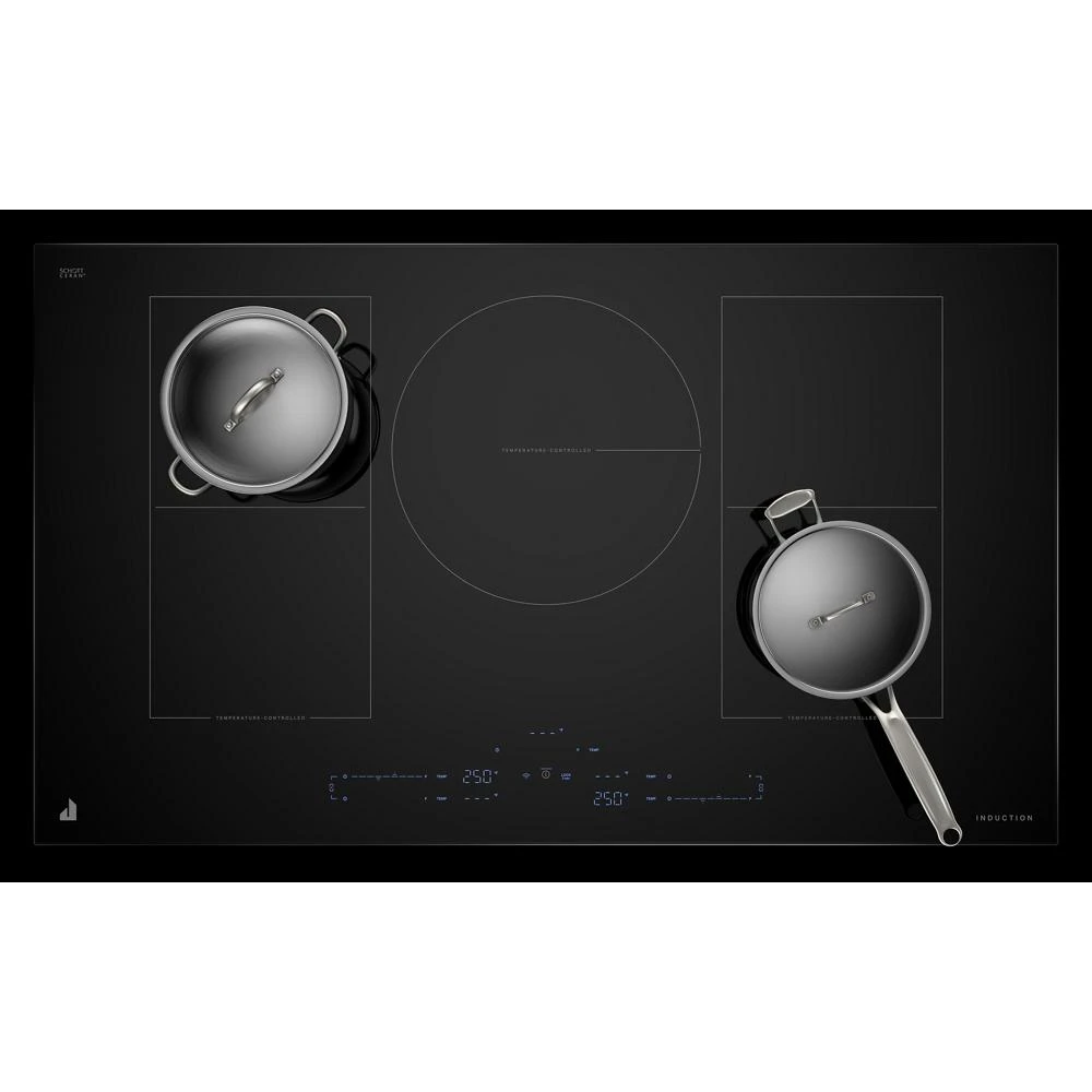 36" Oblivion Smart Induction Cooktop with Temperature-Controlled Cooking JICT736SB