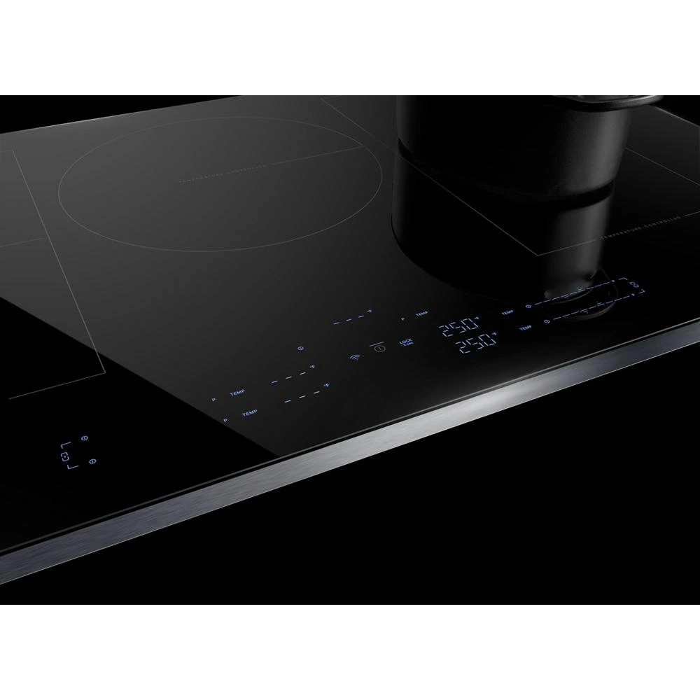 36" Lustre Smart Induction Cooktop with Temperature-Controlled Cooking JICT736SS