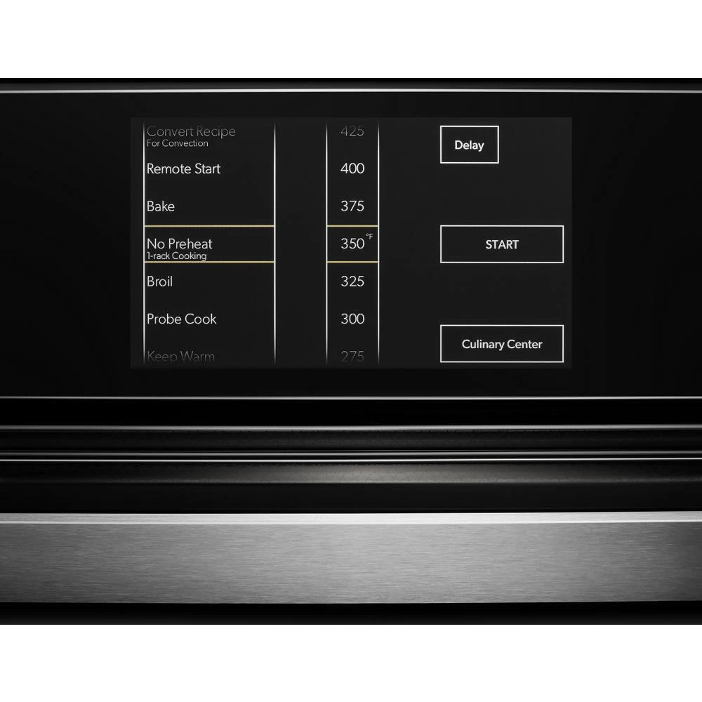 NOIR 30" Single Wall Oven with V2™ Vertical Dual-Fan Convection JJW3430LM