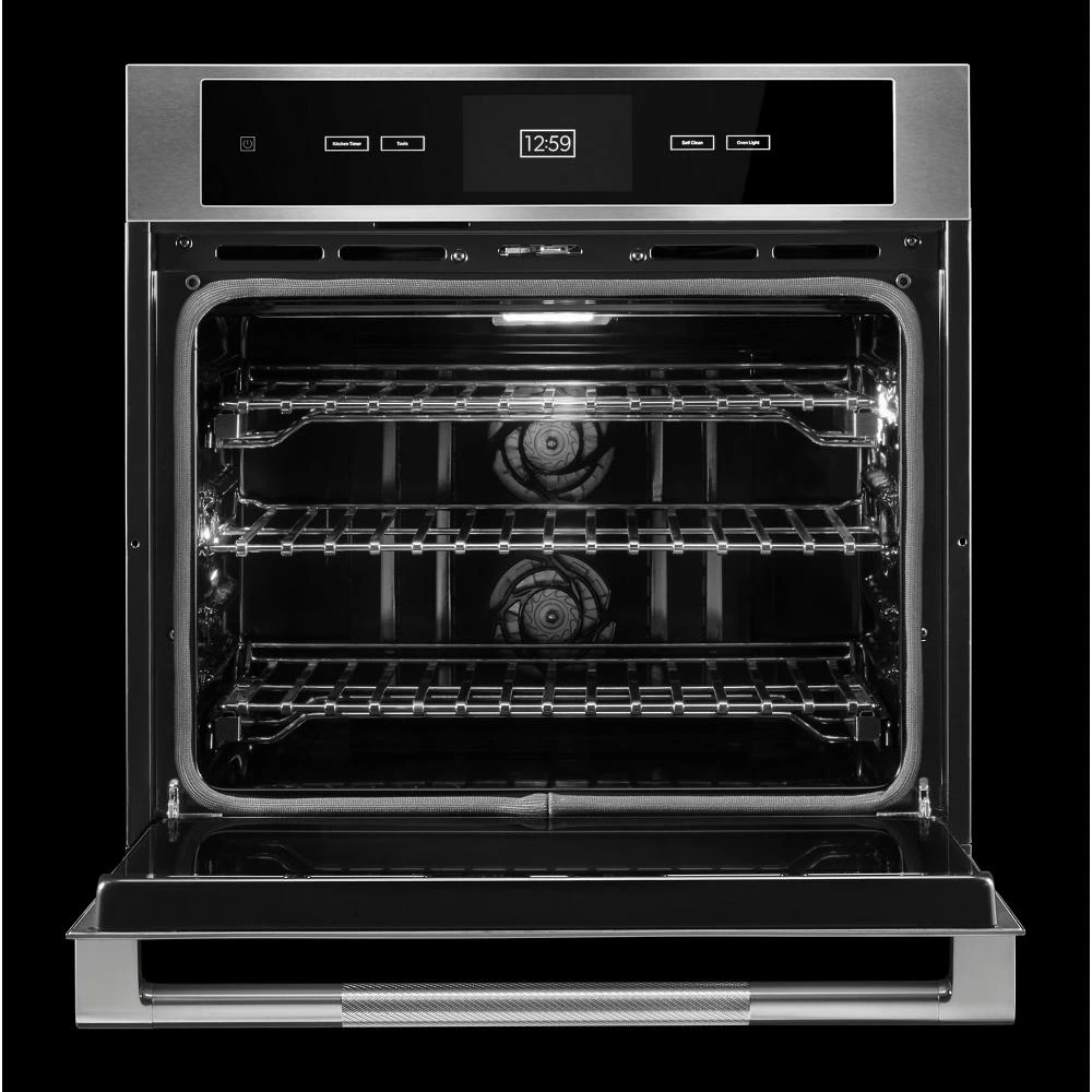 NOIR 30" Single Wall Oven with V2™ Vertical Dual-Fan Convection JJW3430LM