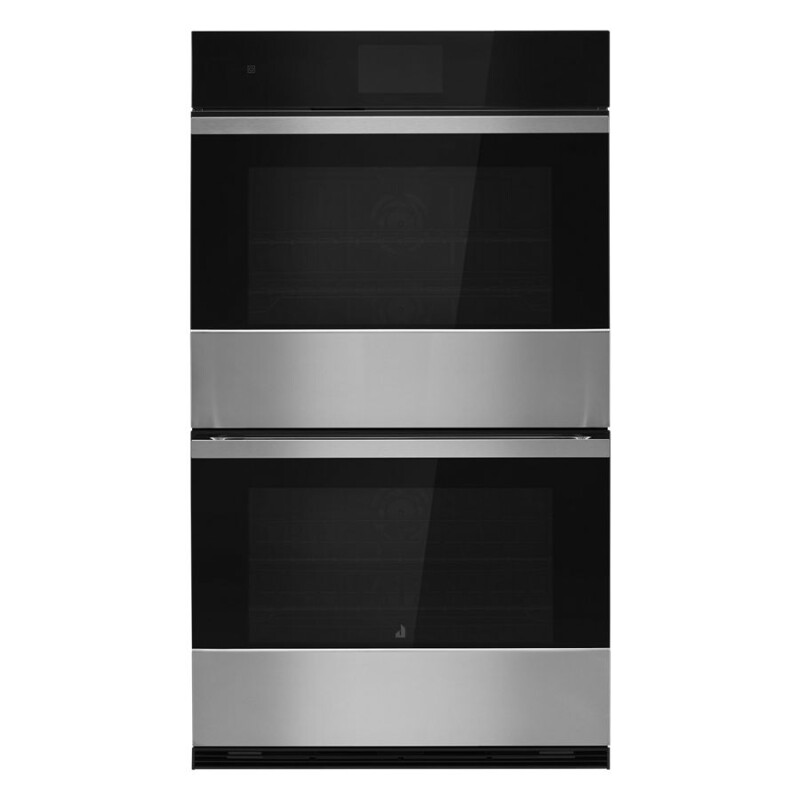 JennAir NOIR 30" Double Wall Oven with V2™ Vertical Dual-Fan Convection Floating Glass Black JJW3830LM Picture 1