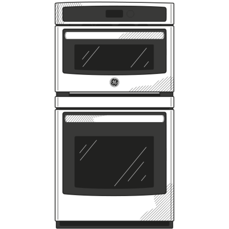 27" Built-In Combination Microwave/Thermal Wall Oven JK3800SHSS
