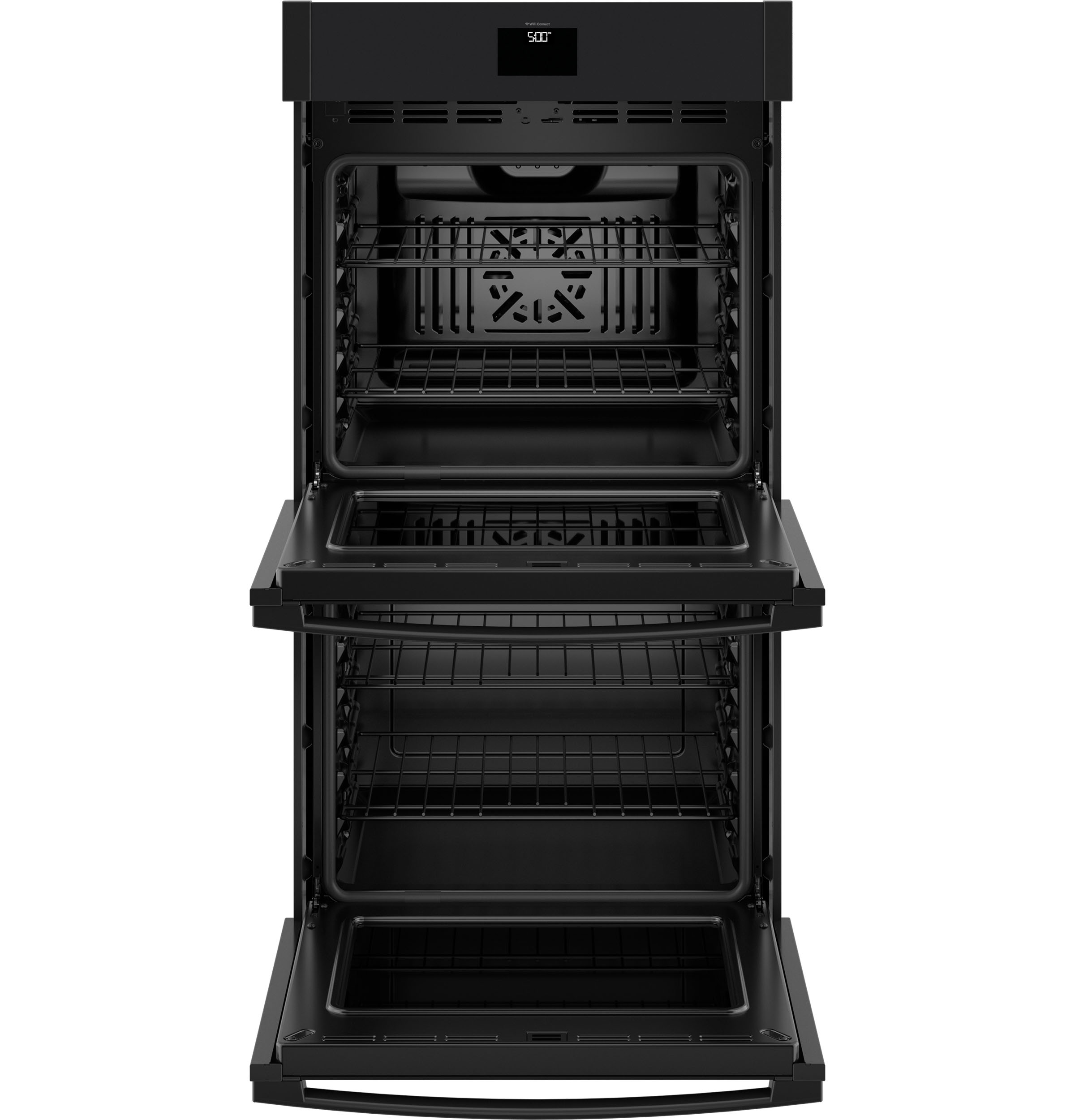 27" Smart Built-In Convection Double Wall Oven with No Preheat Air Fry JKD5000DVBB