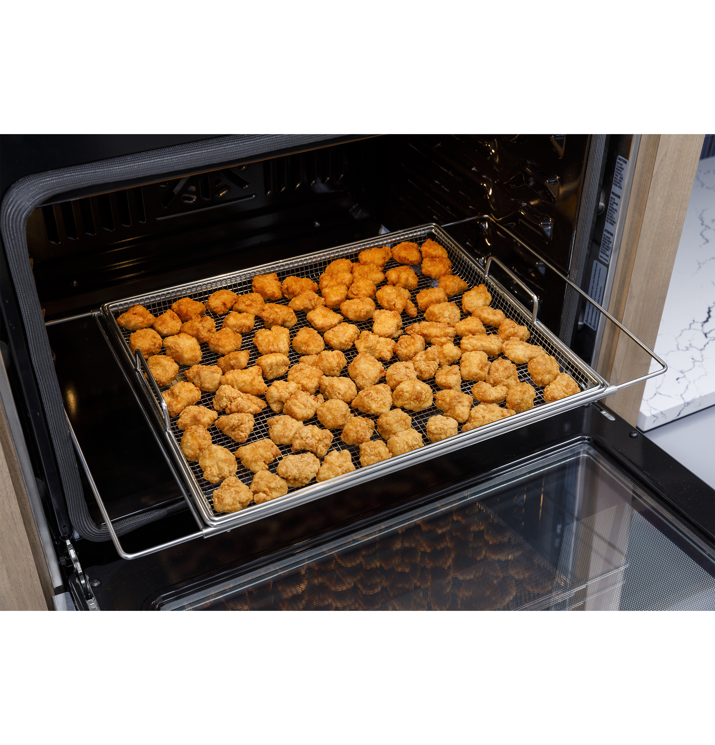 27" Smart Built-In Convection Double Wall Oven with No Preheat Air Fry JKD5000DVBB