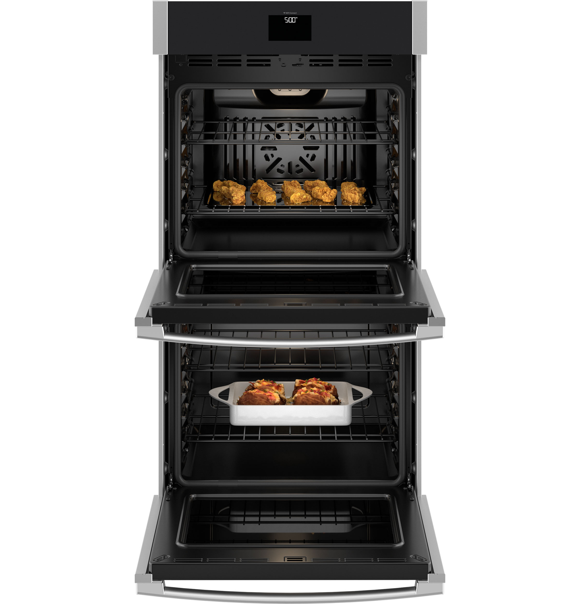 27" Smart Built-In Convection Double Wall Oven with No Preheat Air Fry JKD5000SVSS