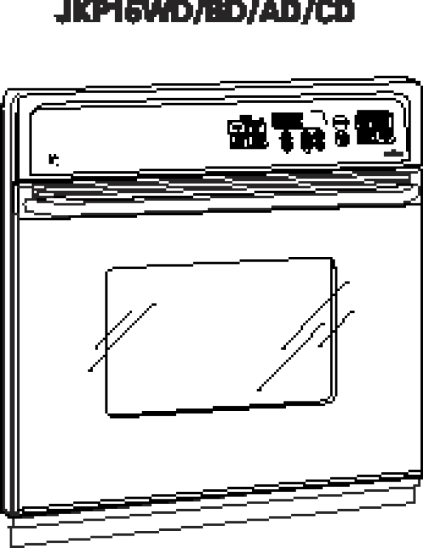 27" Built-In Single Wall Oven JKP15ADAA