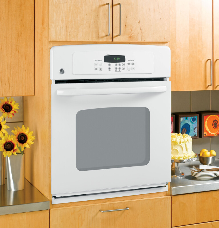 GE 27" Built-In Single Wall Oven White JKP30WMWW Picture 1