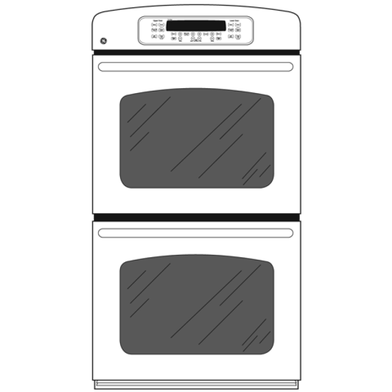 27" Built-In Double Wall Oven JKP55CMCC