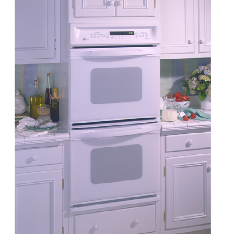 27" Double Wall Oven with Convection Upper Oven and Thermal Lower Oven JKP56WAWW