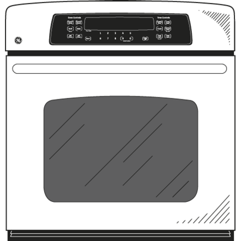 27" Built-In Single Convection Wall Oven JKP70SPSS