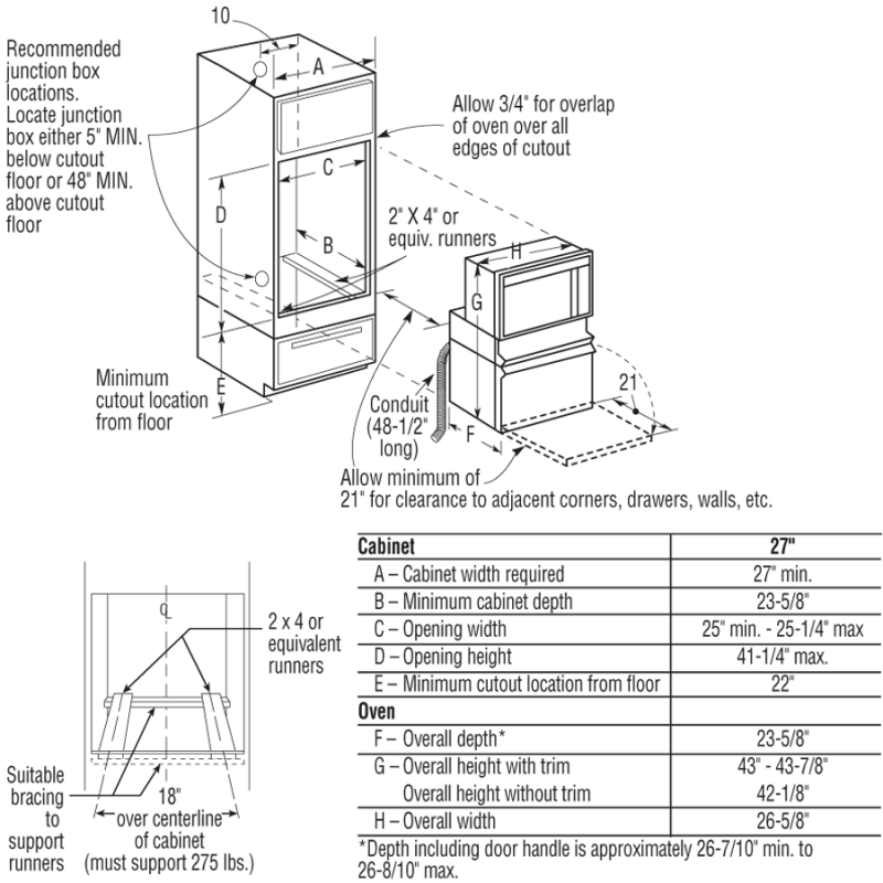 27" Built-In Double Microwave/Thermal Wall Oven JKP90SMSS
