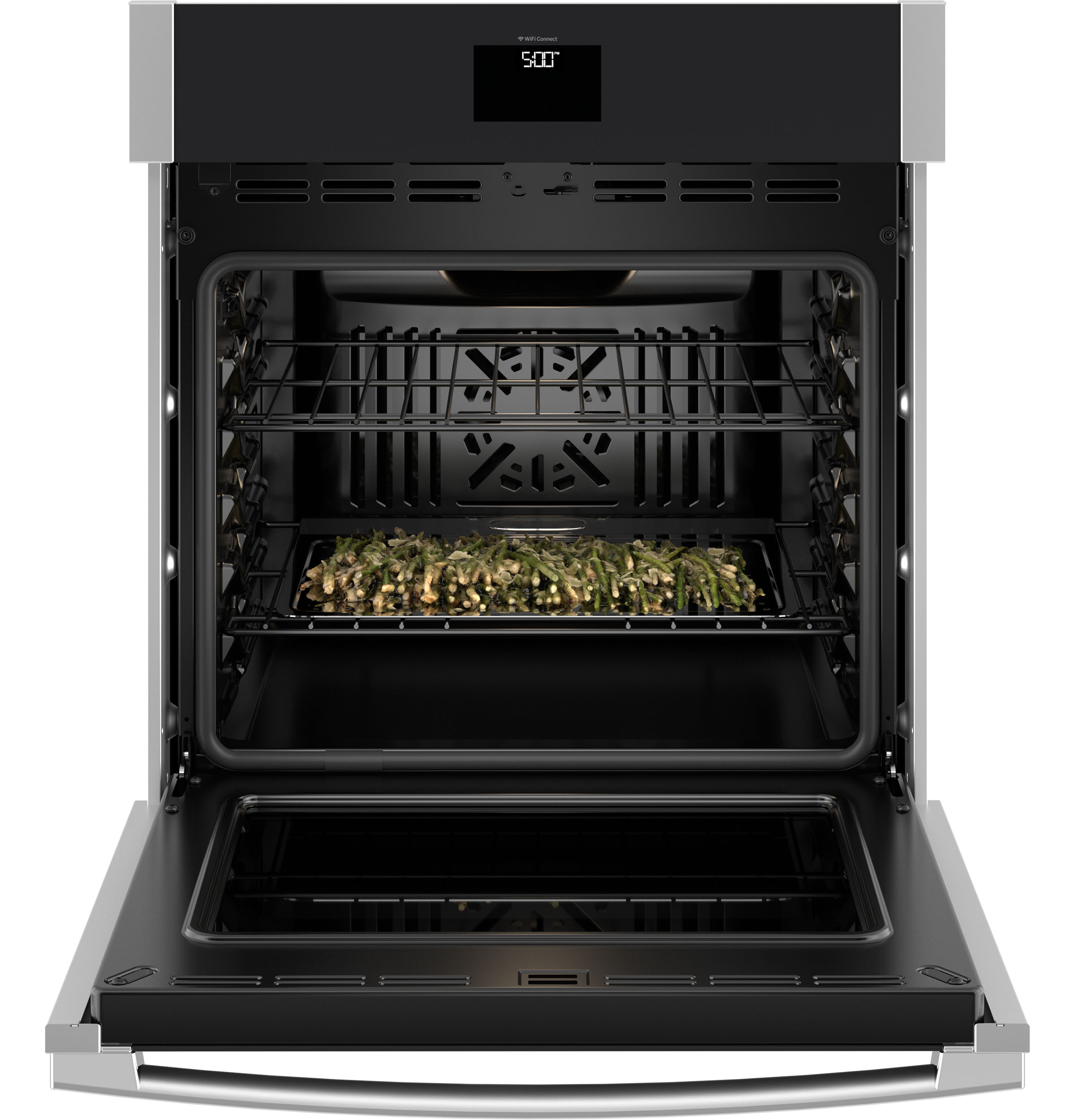 27" Smart Built-In Convection Single Wall Oven with No Preheat Air Fry JKS5000SVSS