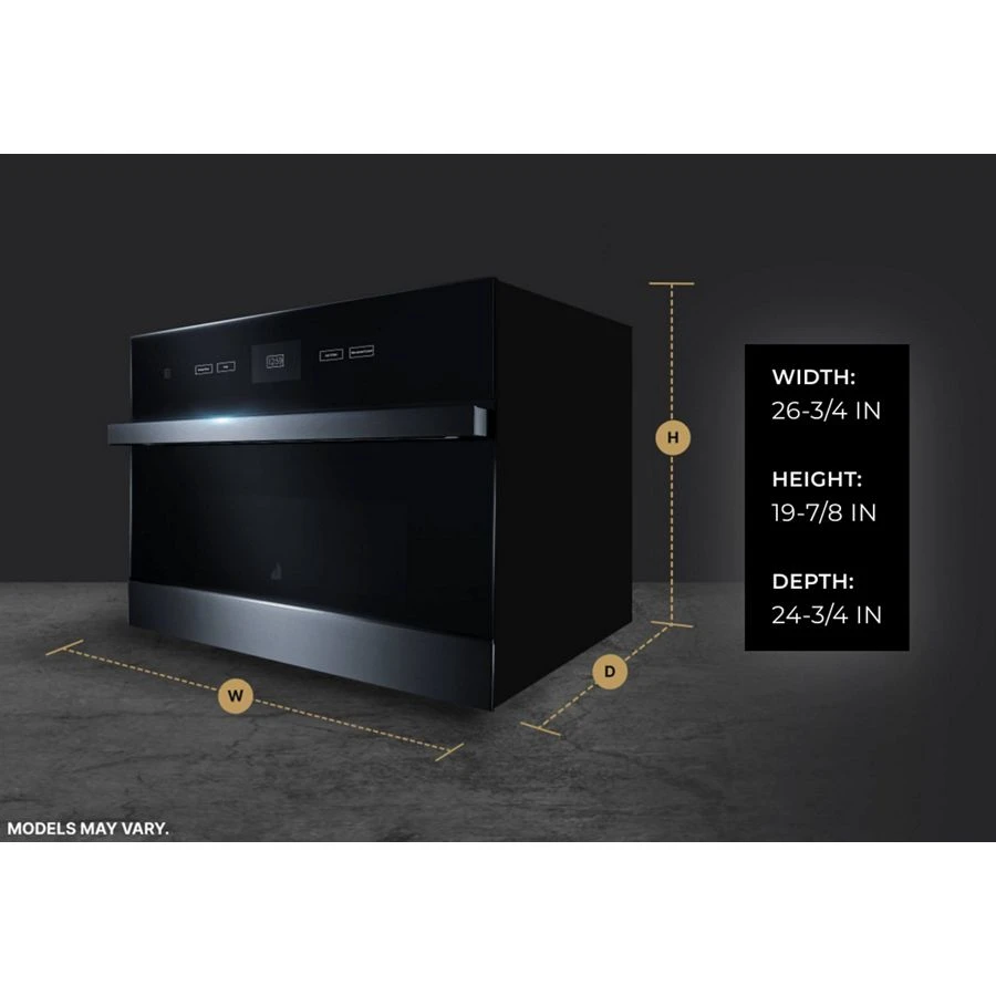 Noir™ 27" Built-in Microwave Oven With Speed-cook JMC2427LM