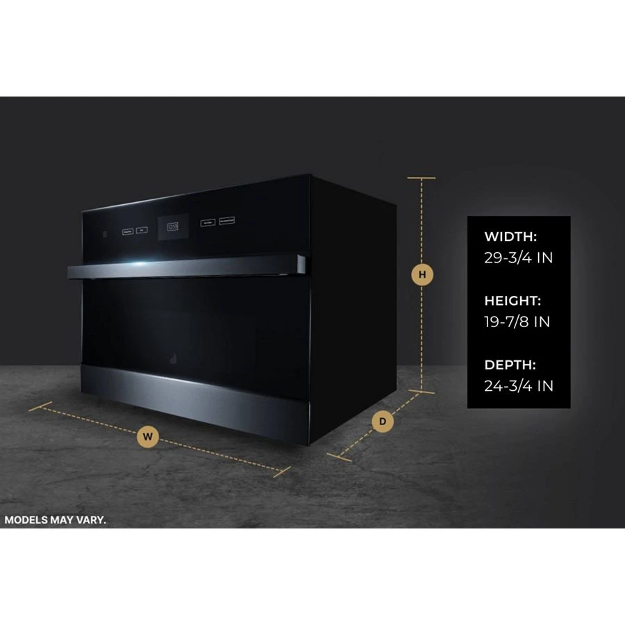 Noir™ 30" Built-in Microwave Oven With Speed-cook JMC2430LM