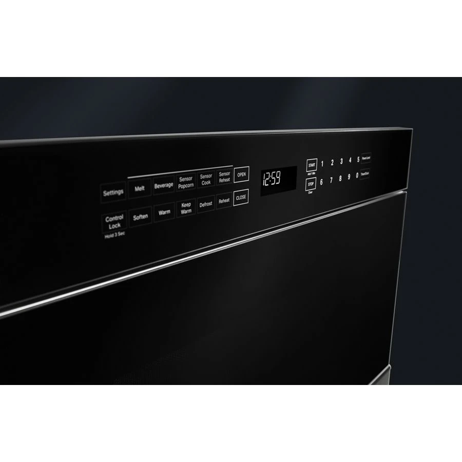 NOIR 24" Under Counter Microwave Oven with Drawer Design JMDFS24HM