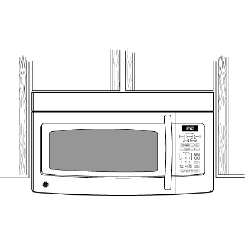 Spacemaker Over-the-Range Microwave Oven JNM1851DMBB