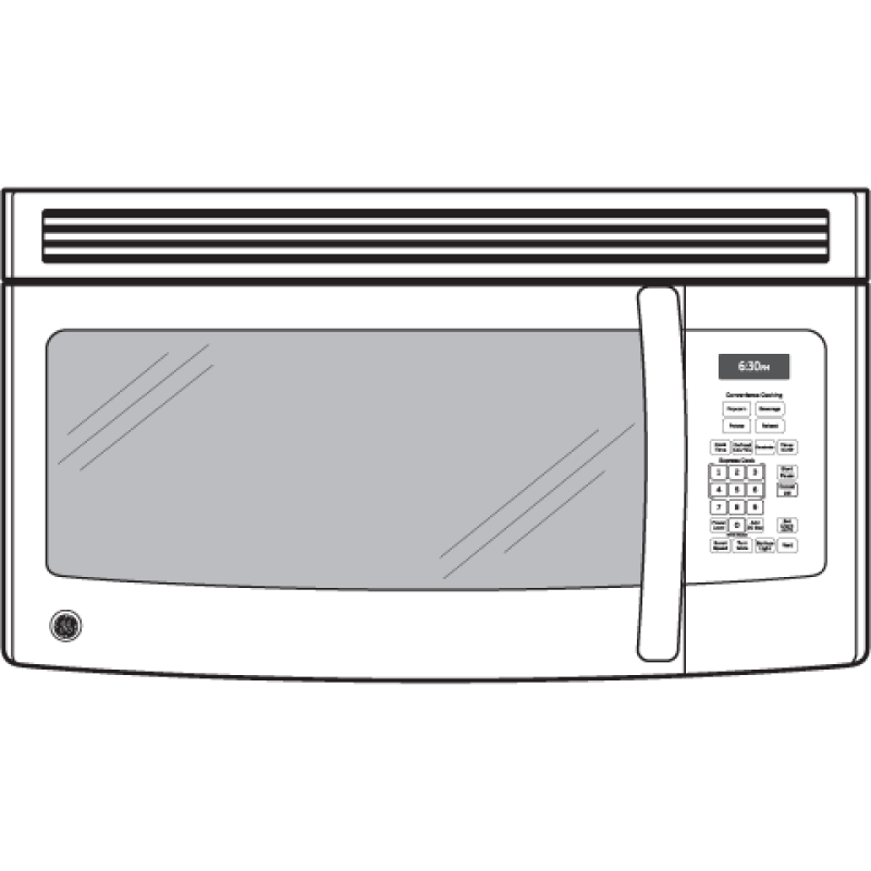 1.5 Cu. Ft. Over-the-Range Microwave Oven with Recirculating Venting JNM3151DFWW