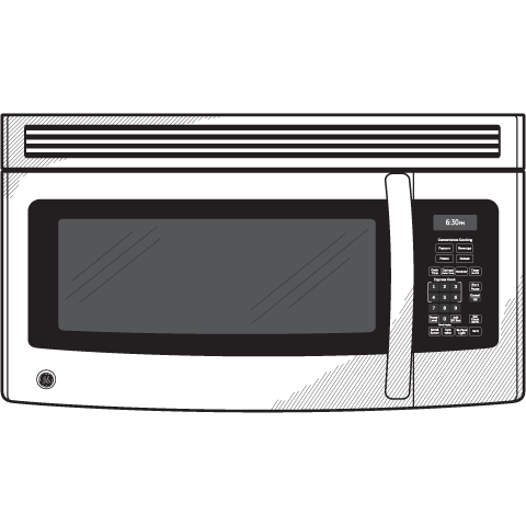 1.5 Cu. Ft. Over-the-Range Microwave Oven with Recirculating Venting JNM3151RFSS