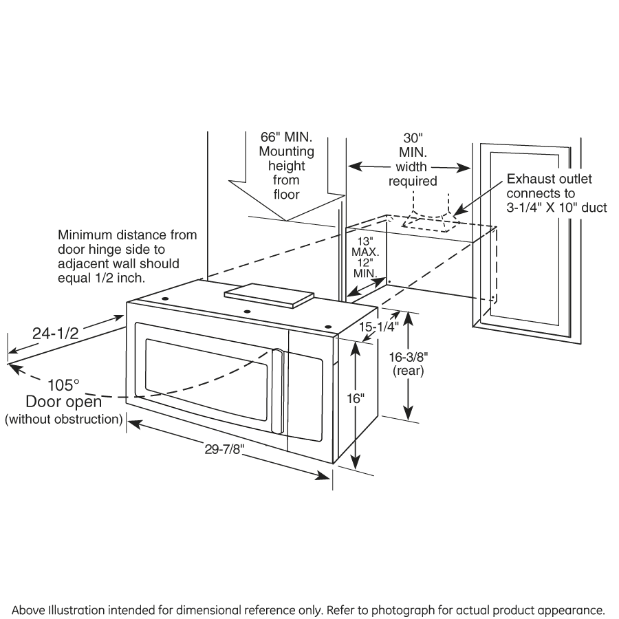 1.5 Cu. Ft. Over-the-Range Microwave Oven with Recirculating Venting JNM3151RFSS