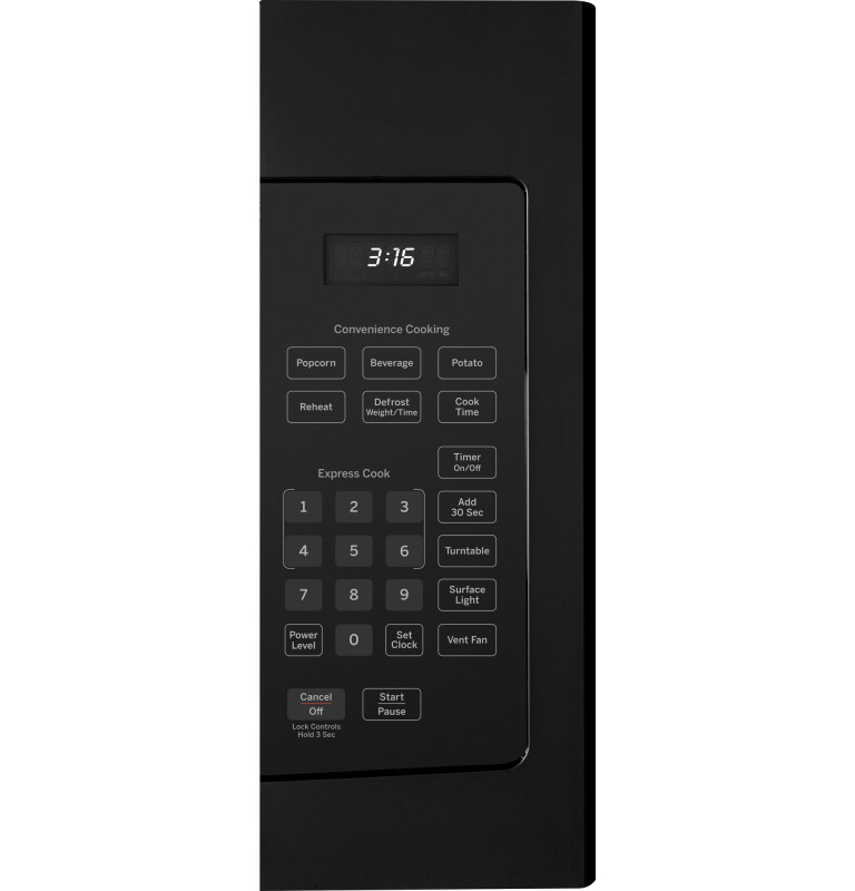 1.6 Cu. Ft. Over-the-Range Microwave Oven with Recirculating Venting JNM3161DFBB