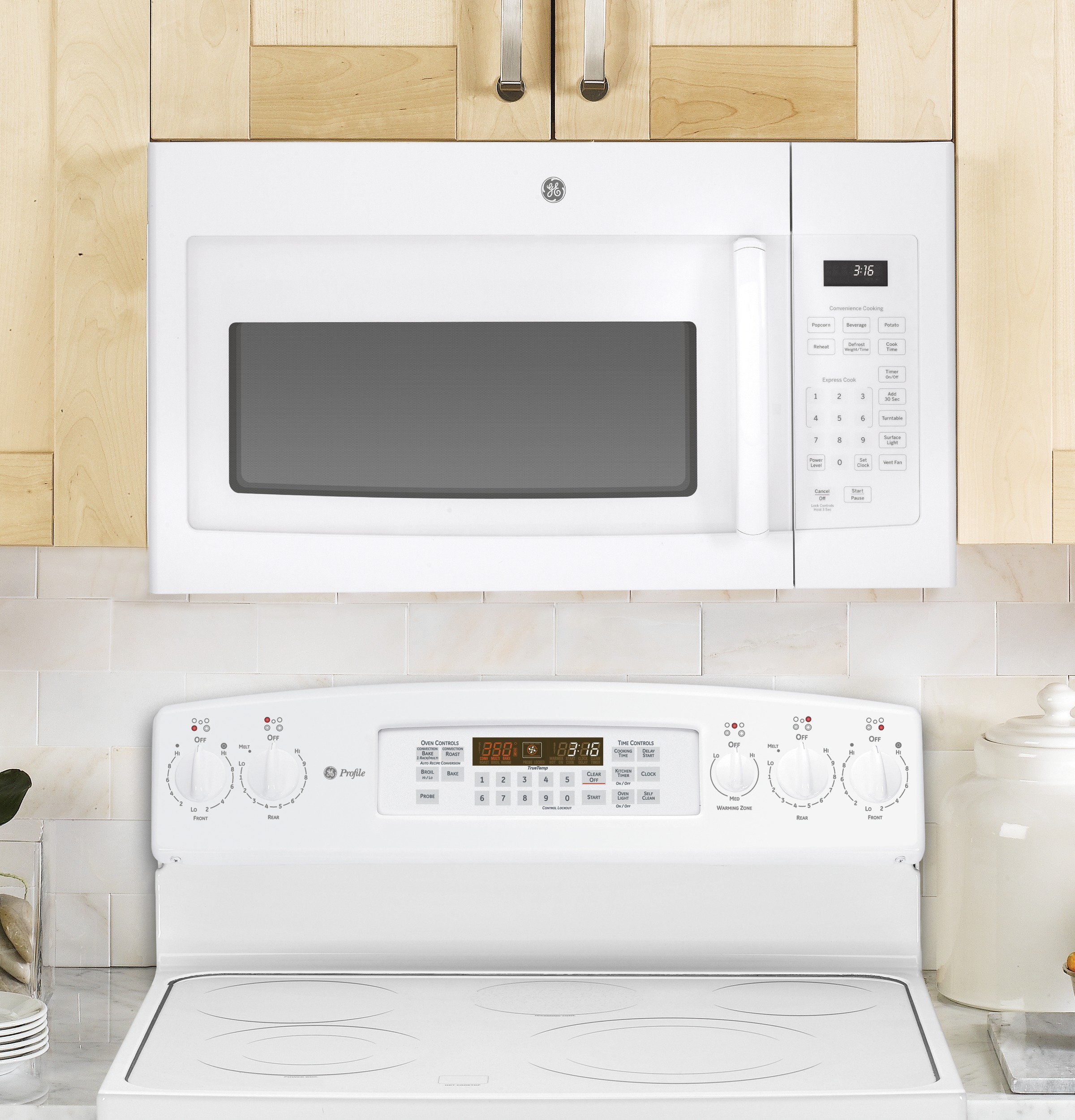 1.6 Cu. Ft. Over-the-Range Microwave Oven with Recirculating Venting JNM3161DFWW