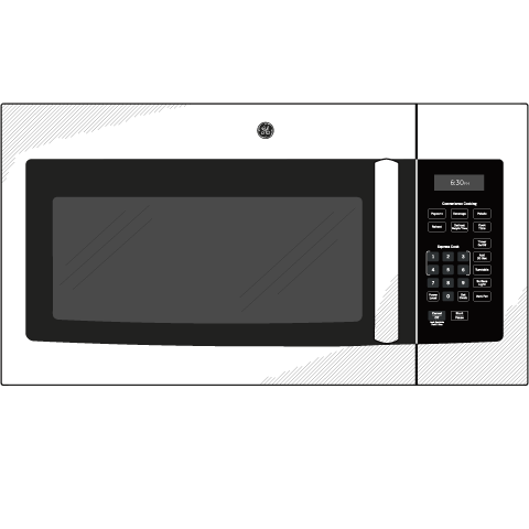 1.6 Cu. Ft. Over-the-Range Microwave Oven with Recirculating Venting JNM3161MFSA