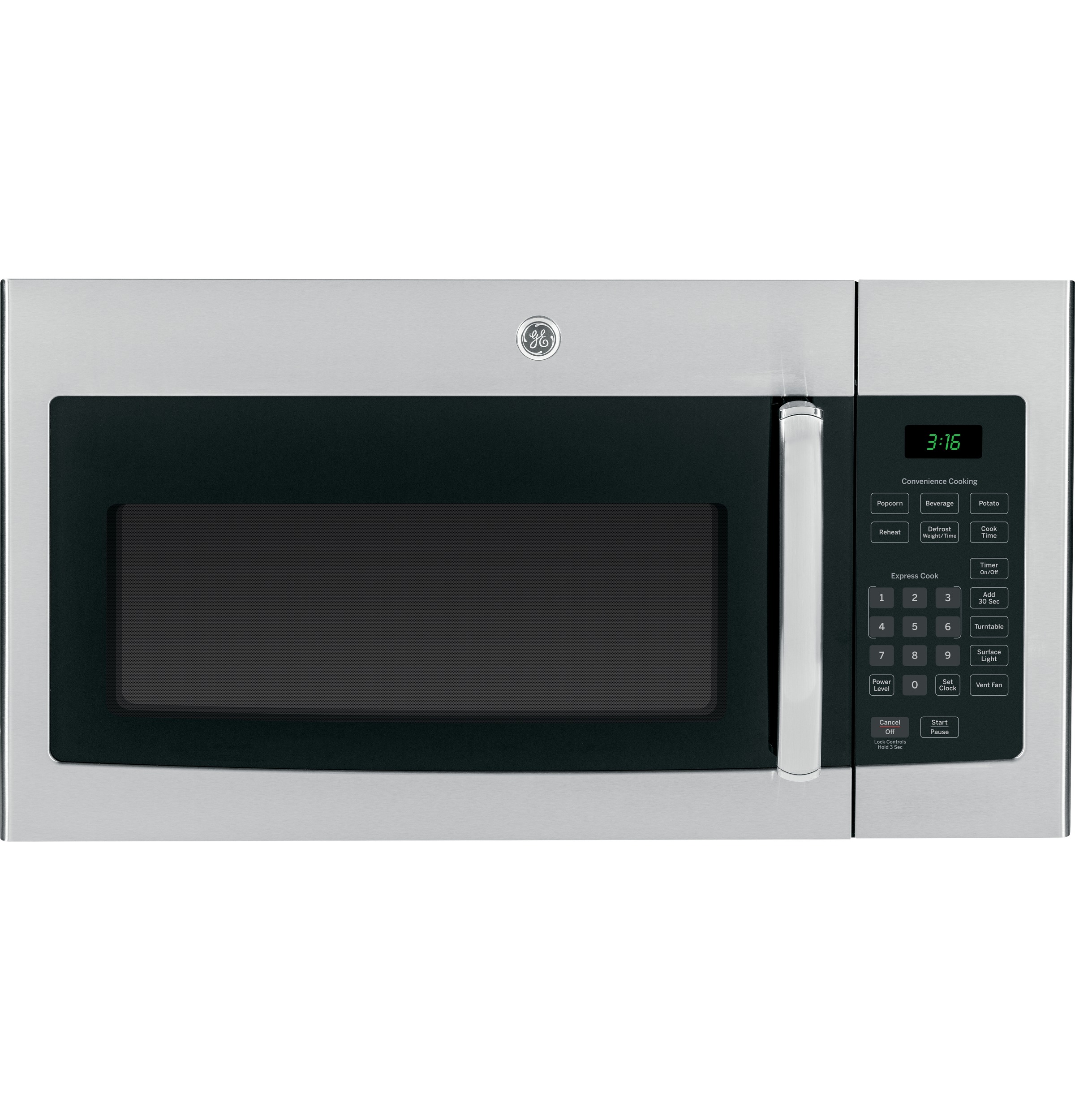 1.6 Cu. Ft. Over-the-Range Microwave Oven with Recirculating Venting JNM3161RFSS