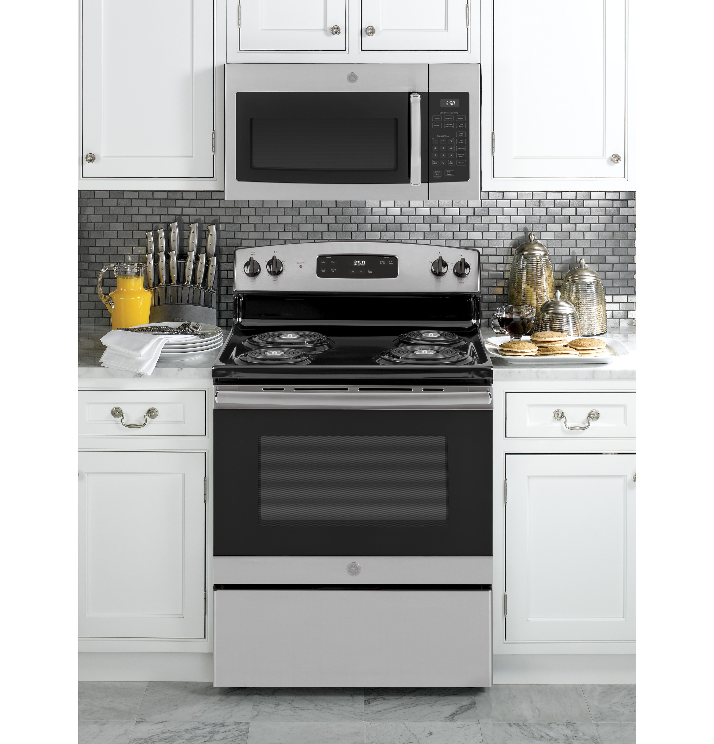 1.6 Cu. Ft. Over-the-Range Microwave Oven with Recirculating Venting JNM3161RFSS