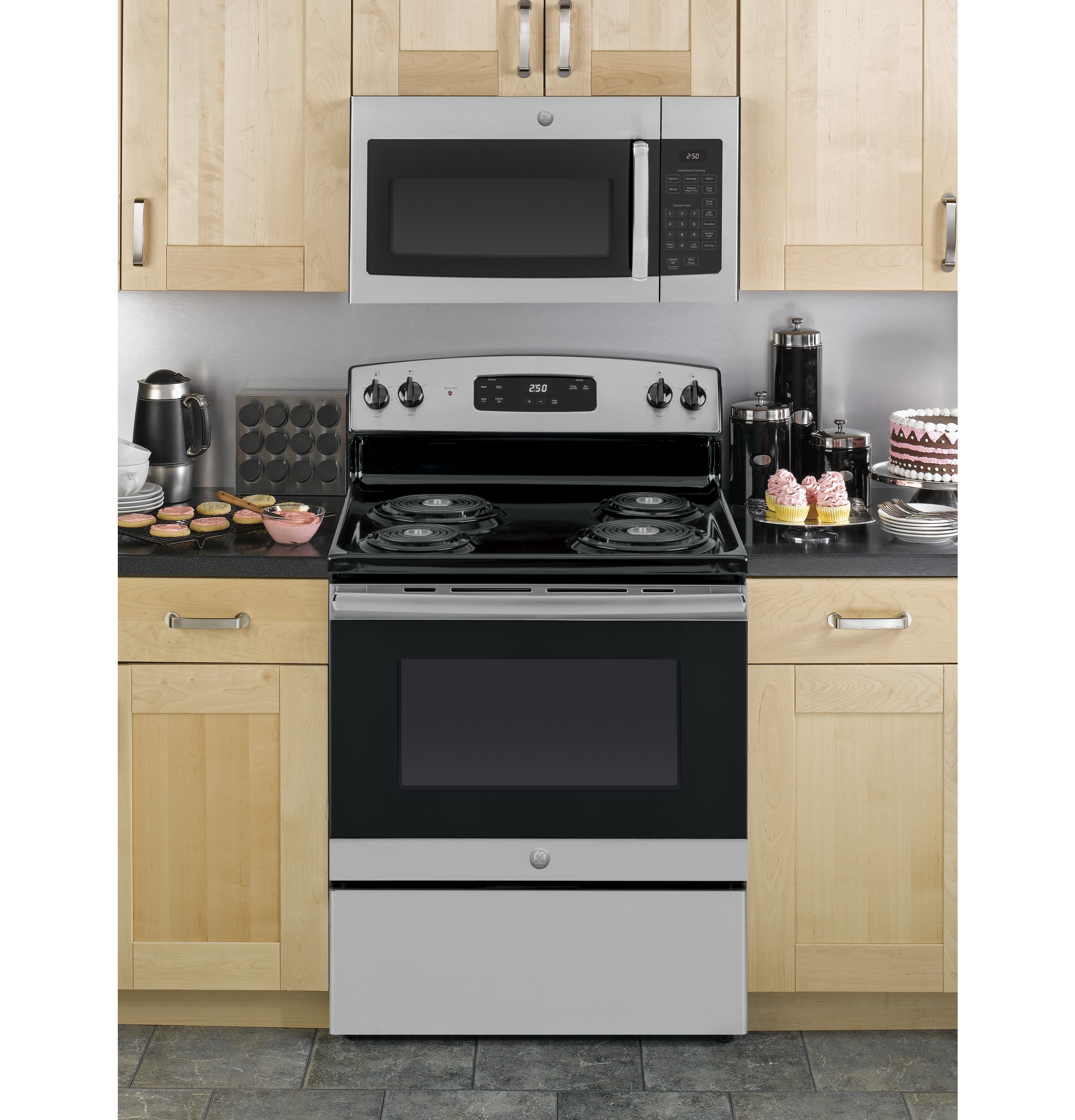 1.6 Cu. Ft. Over-the-Range Microwave Oven with Recirculating Venting JNM3161RFSS