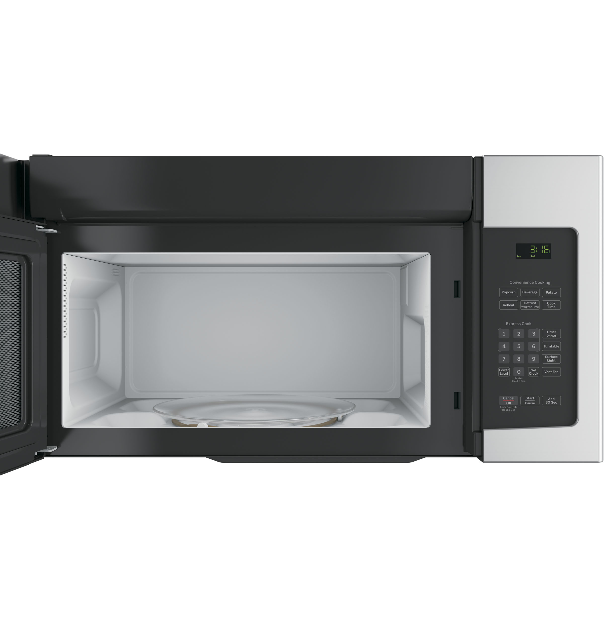 1.6 Cu. Ft. Over-the-Range Microwave Oven with Recirculating Venting JNM3163RJSS