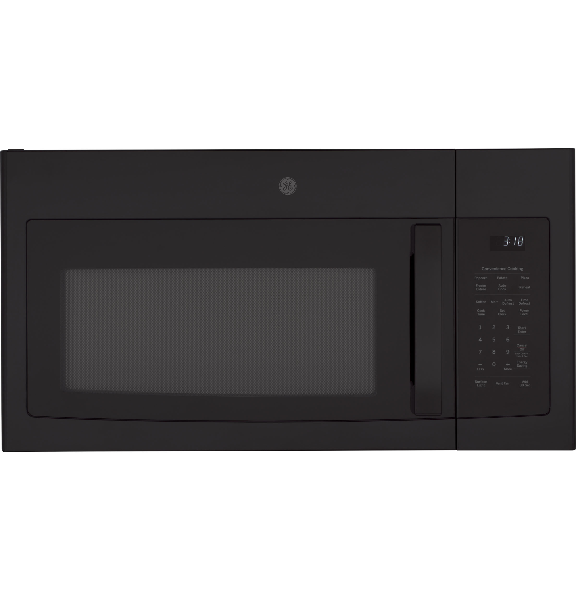 GE® 1.8 Cu. Ft. Over-the-Range Microwave Oven with Recirculating Venting JNM3184DPBB