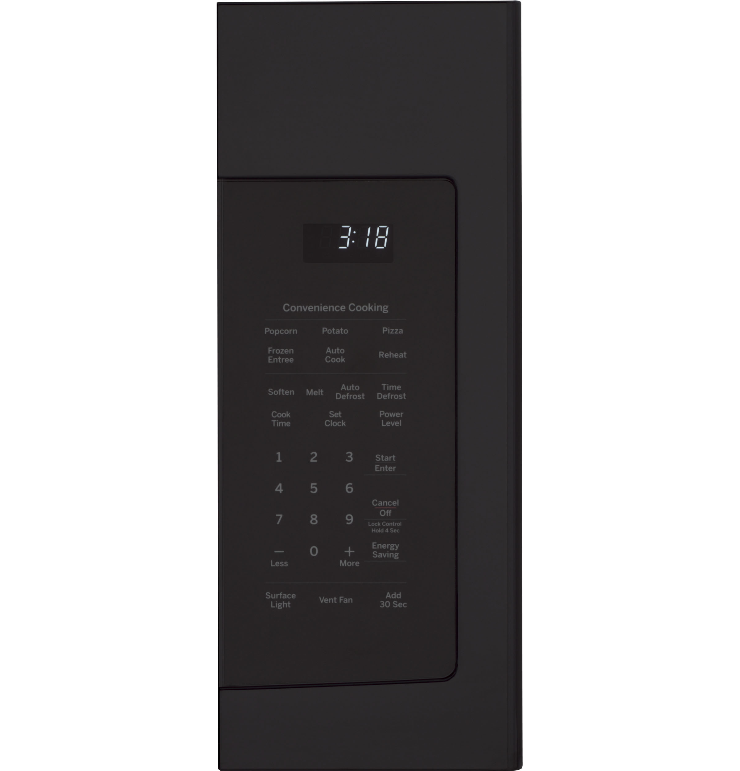 GE® 1.8 Cu. Ft. Over-the-Range Microwave Oven with Recirculating Venting JNM3184DPBB